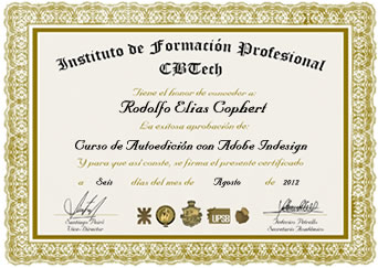 Certificado - Autoedici&oacute;n con Adobe InDesign