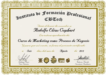 Certificado - Marketing como Proceso de Negocio