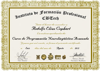 Certificado - Programaci&oacute;n Neuroling&uuml;&iacute;stica Avanzada