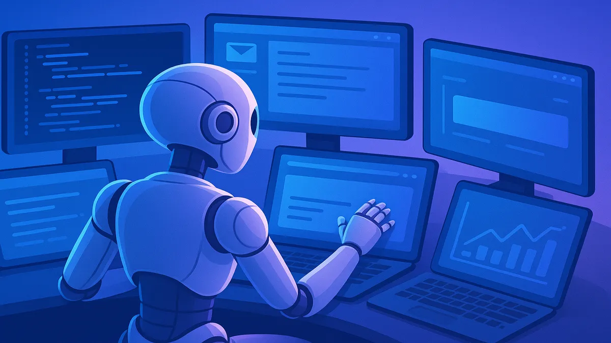 Profesional en Colombia programando agentes autónomos con Inteligencia Artificial