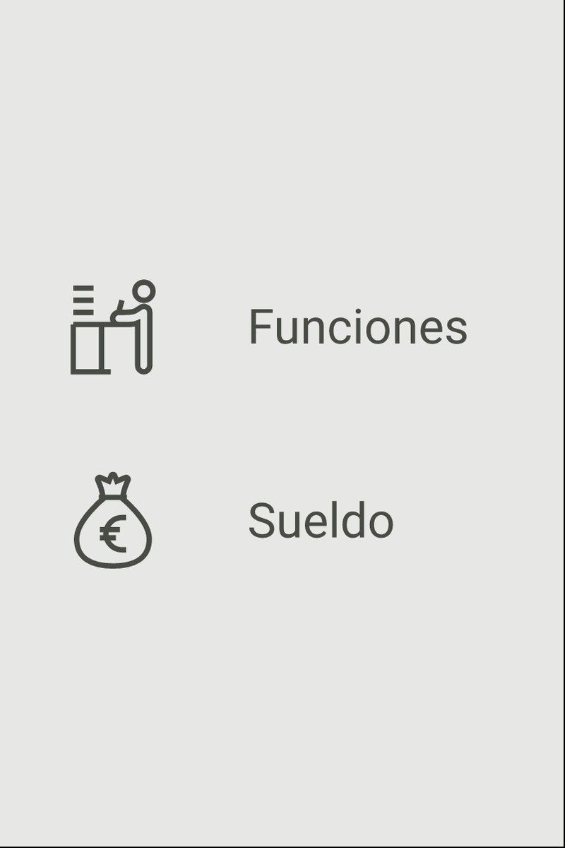 Esquema de salarios y funciones de un asistente administrativo en España