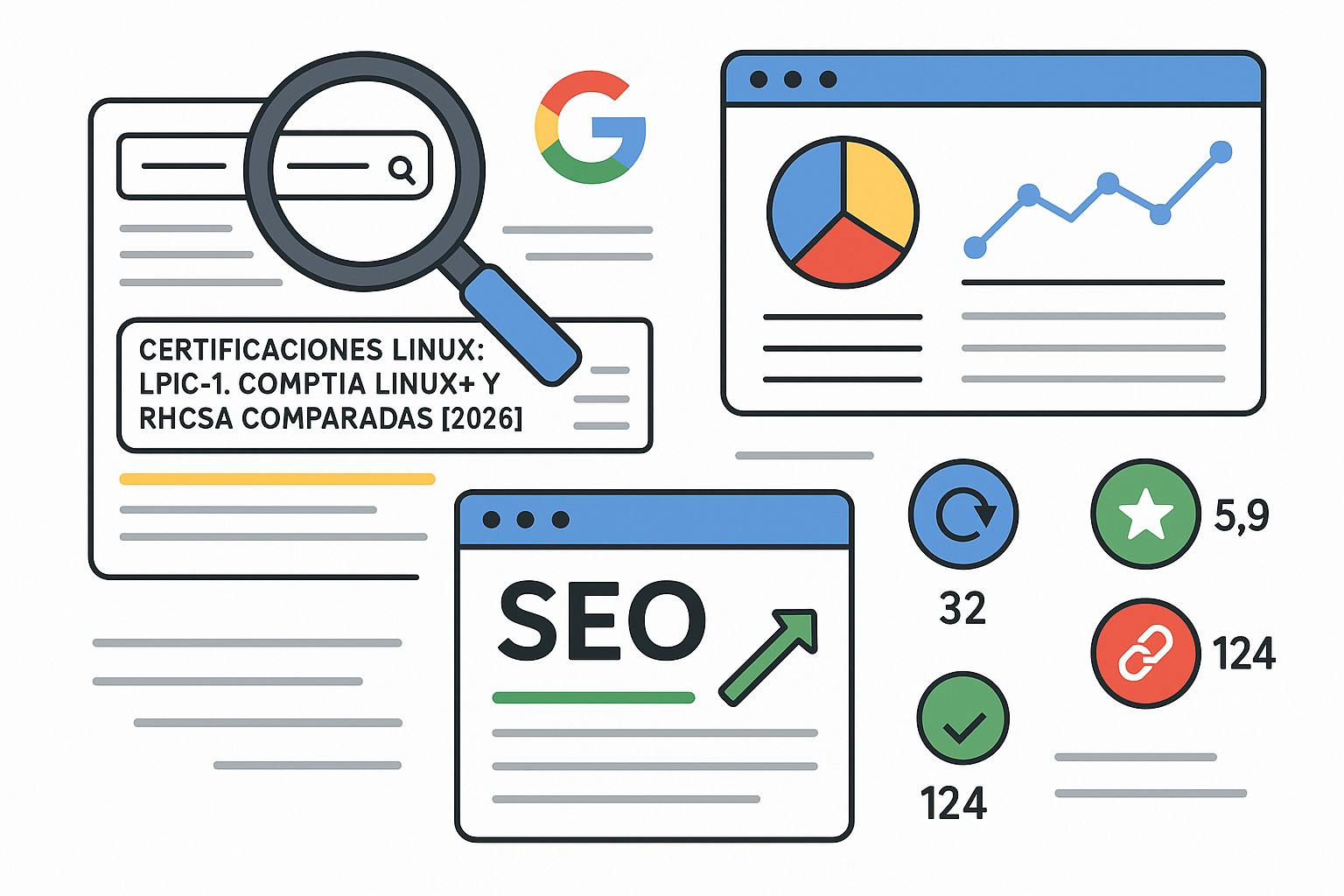 Diagrama sobre certificacion linux guia