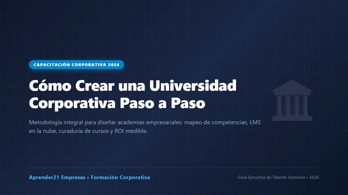 Cómo Crear una Universidad Corporativa Paso a Paso en 2026