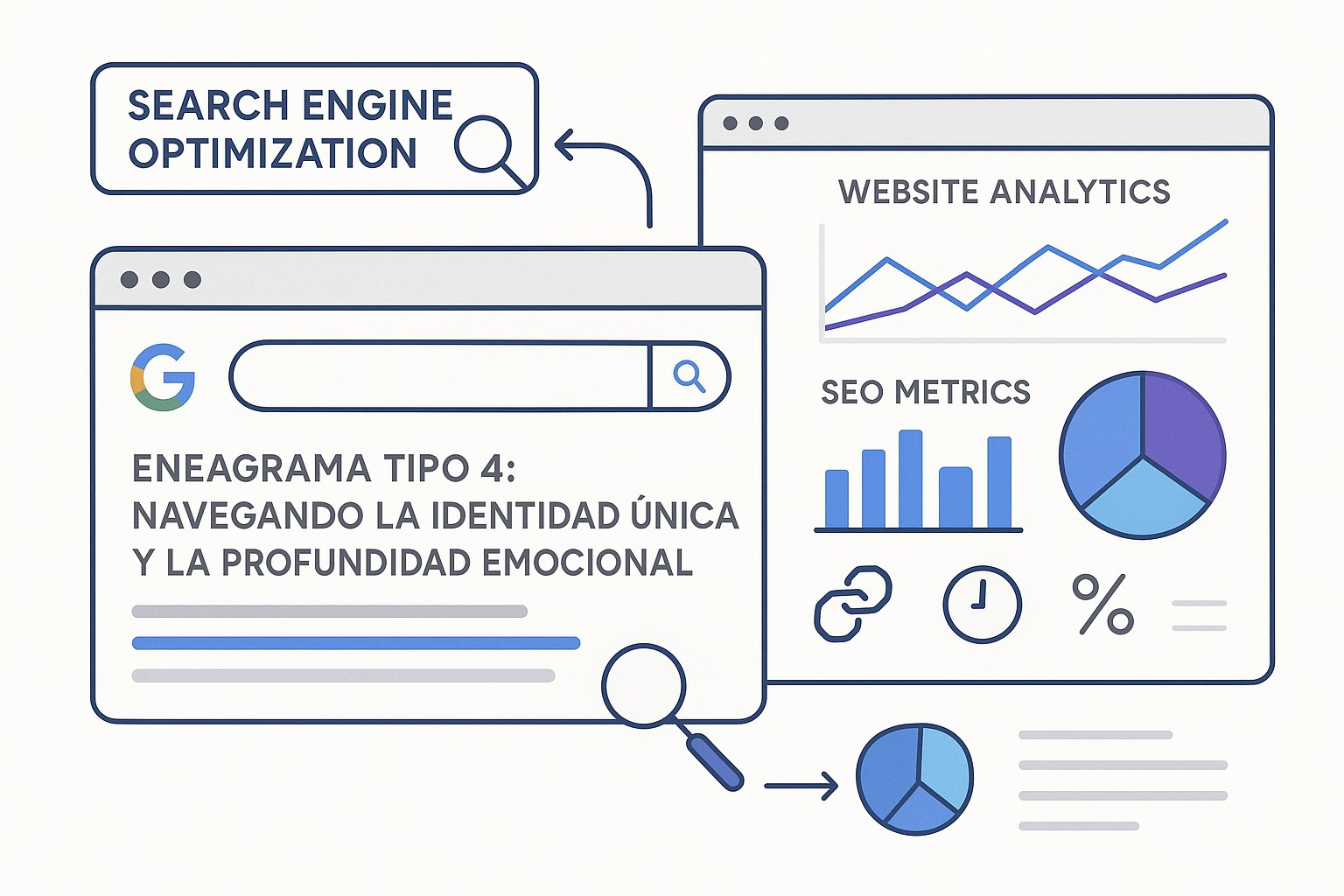 Una persona tipo 4 meditando en un estudio artístico, rodeada de pinturas y objetos únicos, simbolizando la profundidad emocional y la creatividad.