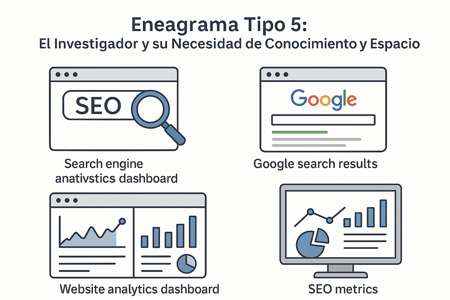 Persona con eneagrama tipo 5 absorta en la lectura en un espacio tranquilo, simbolizando la necesidad de conocimiento y espacio