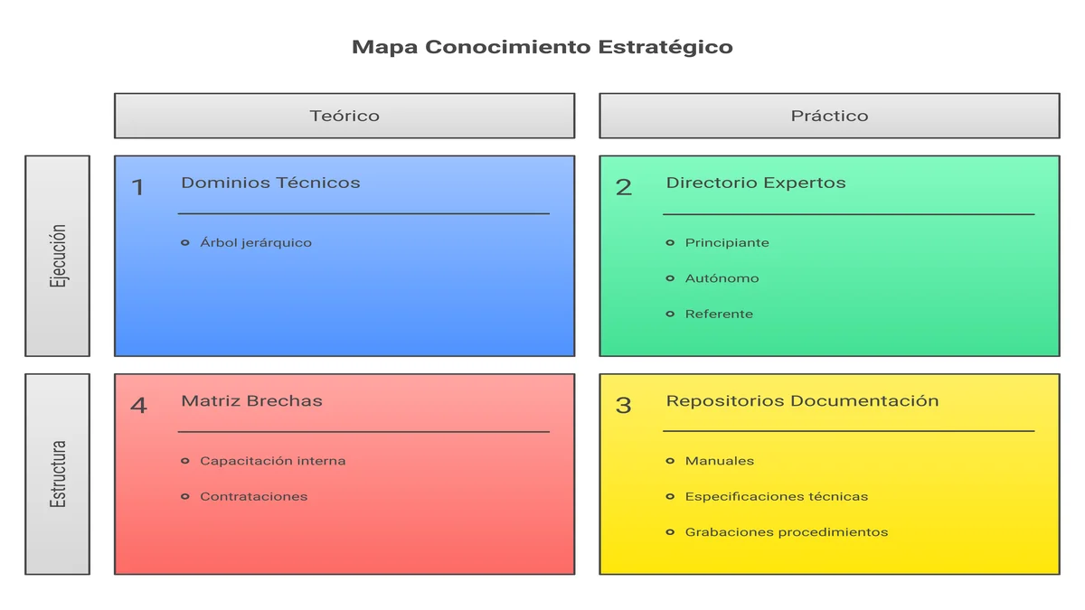 Infografía: Estructura y Taxonomía de un Mapa de Conocimiento 2026