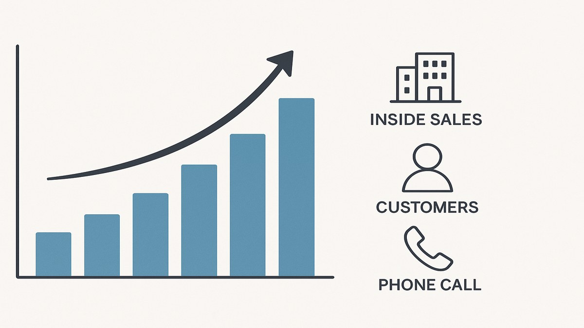 Organigrama de equipo inside sales con roles SDR BDR AE CSM y flujo de leads