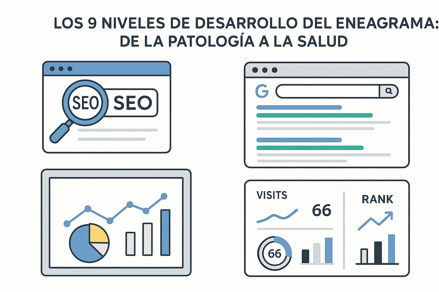 Persona meditando en un entorno natural, simbolizando los niveles de salud del eneagrama y el crecimiento personal.