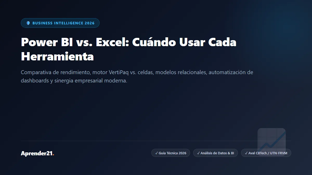Power BI vs Excel Comparativa 2026