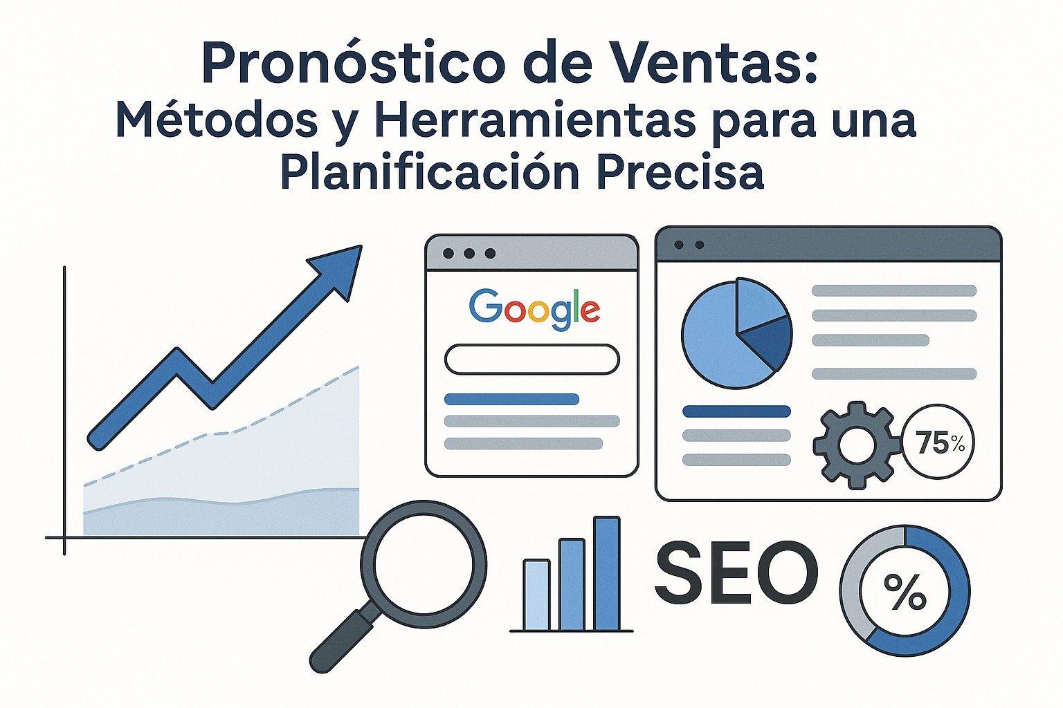 Ilustración sobre pronostico ventas metodos