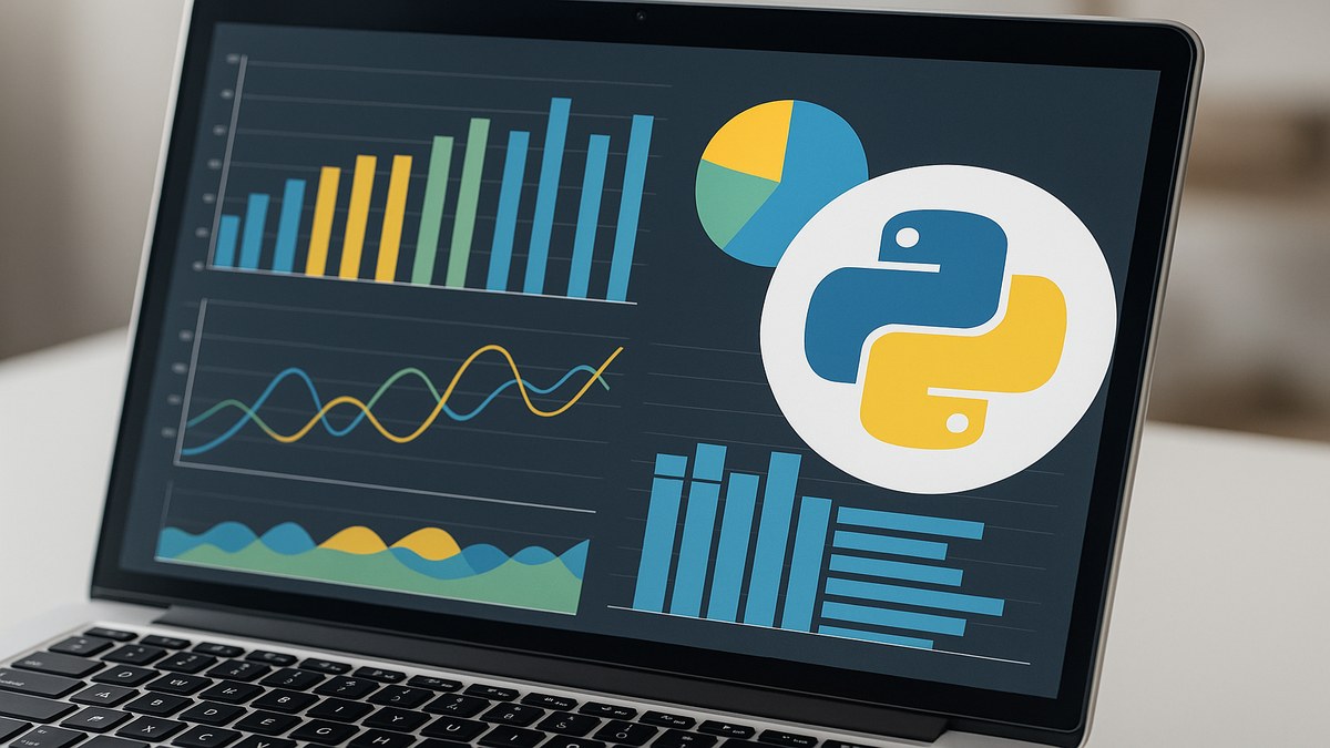 Código Python pandas en Jupyter Notebook con visualización matplotlib de análisis de datos