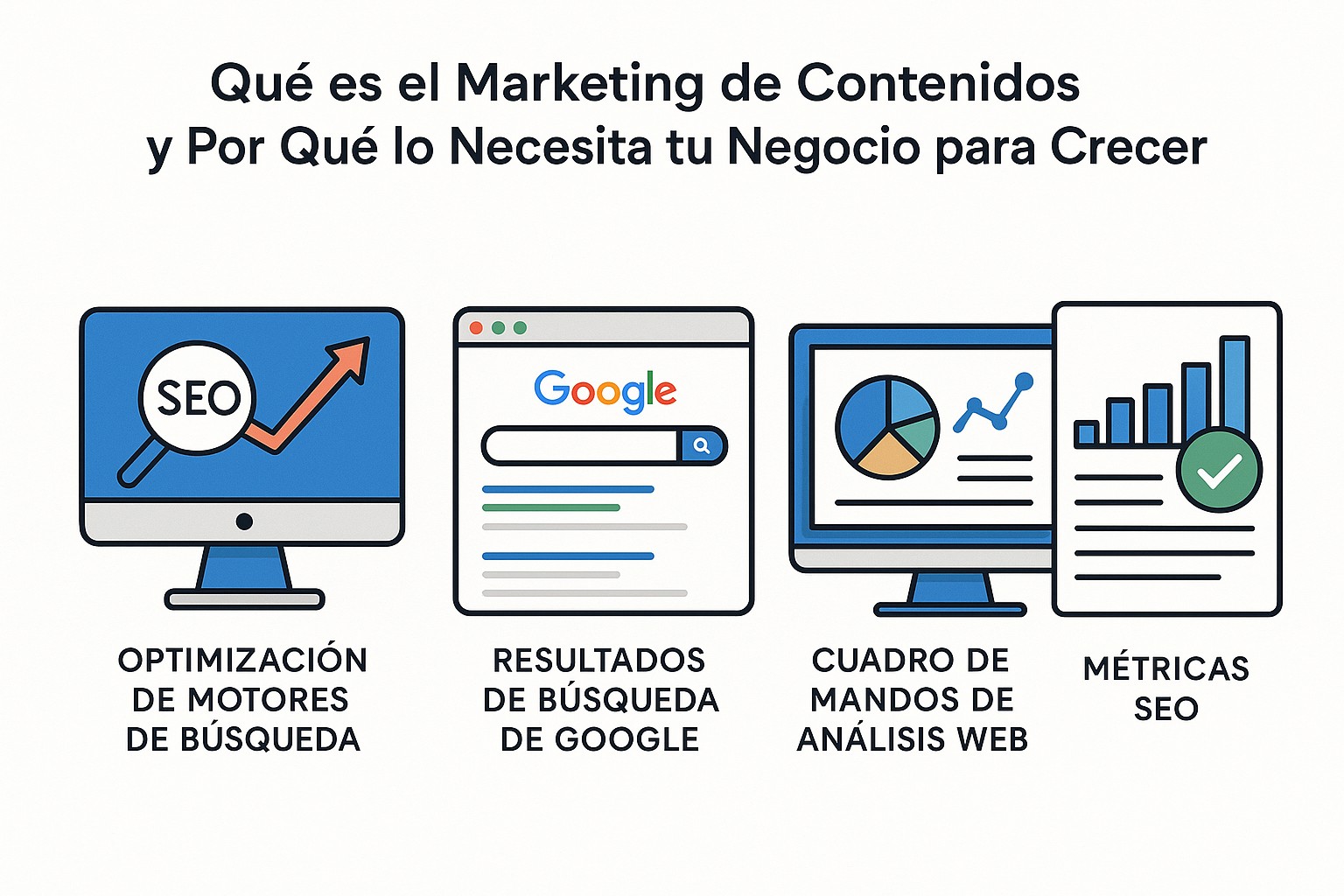 Diagrama sobre que es marketing contenidos beneficios