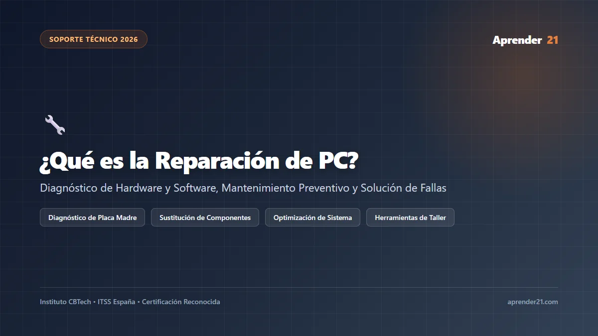¿Qué es la Reparación de PC? Guía Completa