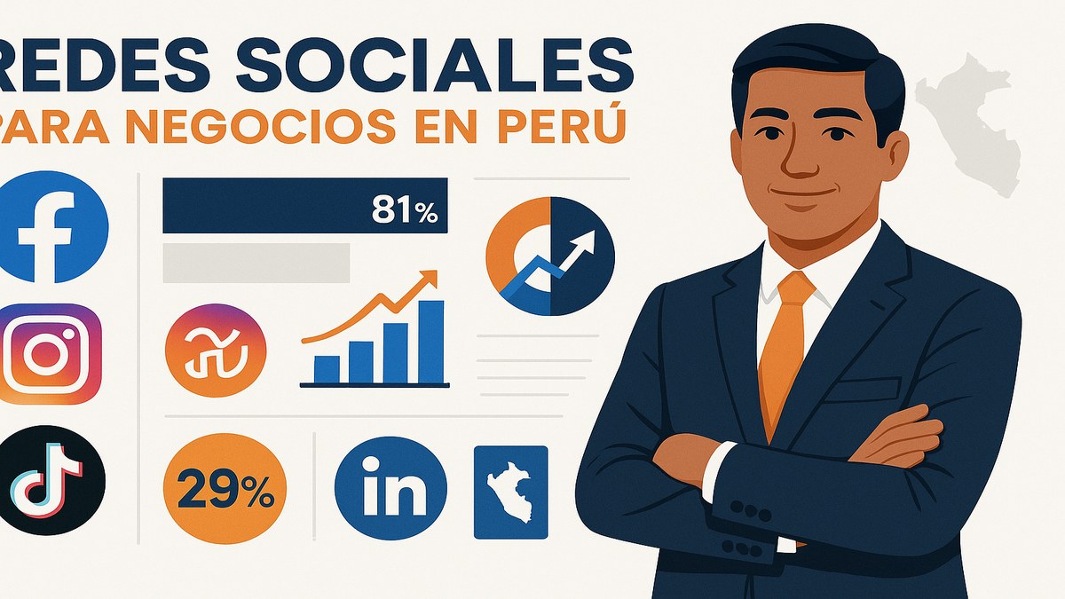 Reporte impreso de frecuencia óptima en redes para negocios peruanos sobre escritorio