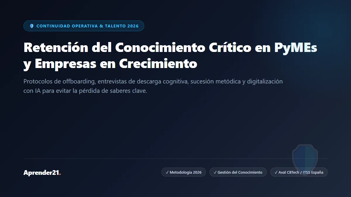 Retención del Conocimiento Crítico en PyMEs 2026