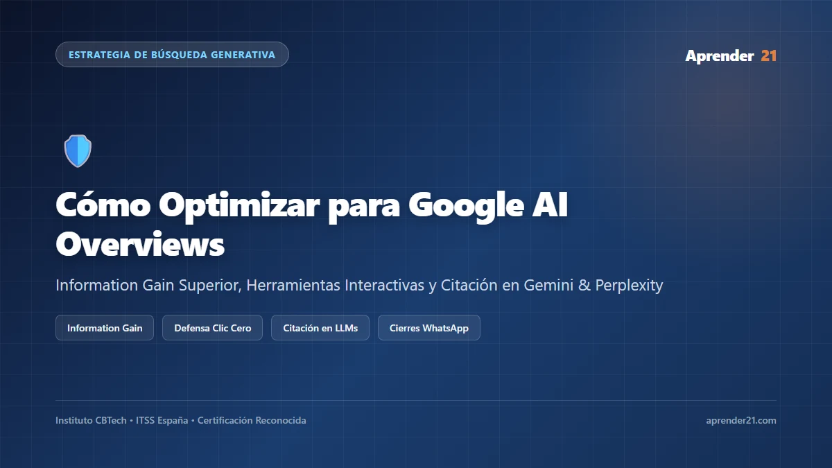 Cómo Optimizar para Google AI Overviews y SGE en 2026: Estrategias de Retención