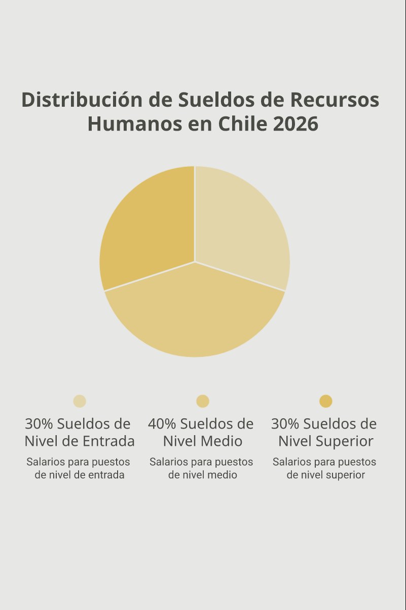 Esquema de progresión salarial y jerárquica en Recursos Humanos en Chile
