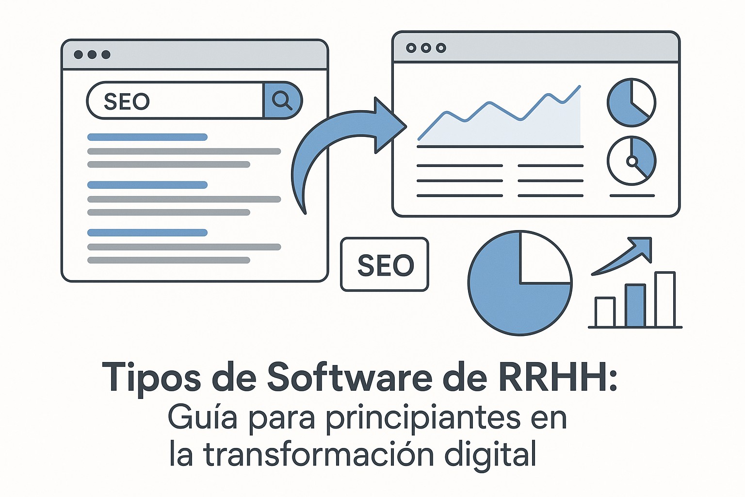 Interacción de un gerente con un sistema HRIS para gestionar datos de empleados